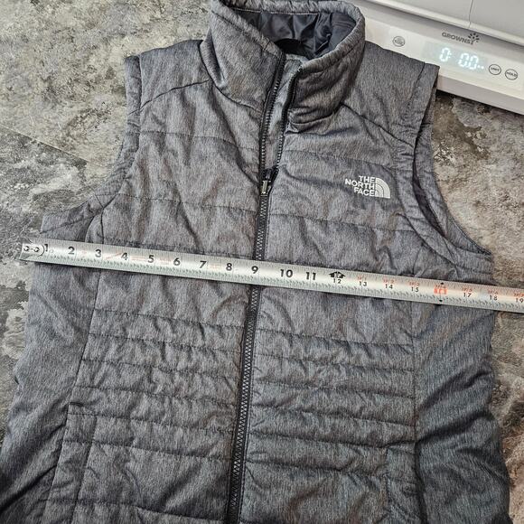 The North Face Gray Puffer Outdoors Vest Size Small - Picture 5 of 7